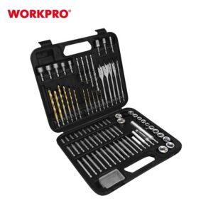 WORKPRO W124017 Drill Bit and Accessory Set