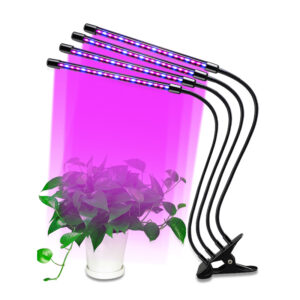 Welluxsmart WL-LPGL6-PZ 24W LED Panel Plant Grow Light with 4 heads