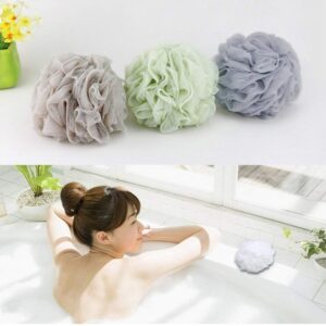 Bath Shower Sponge Pouf Body Scrubber Exfoliator