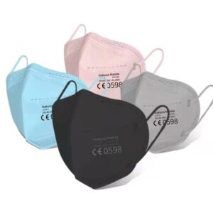 Black/white/pink/blue color ffp2 mask module C2 face mask