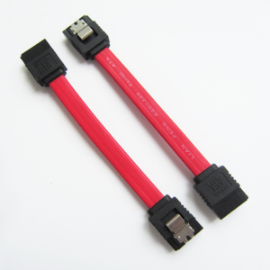 JS 0.1m Low Profile Latching SATA Cable