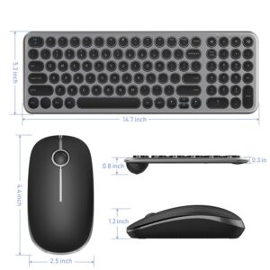 Ergonomic WGJP-045-2 Wireless Keyboard & Mouse Set