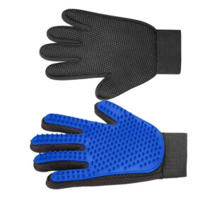 Chinese WFN022, Mitt Pet Grooming Glove Efficient Pet Brush Gloves For Cats Dogs Horse One Pair Enhanced Five Finger Design Massage Tool