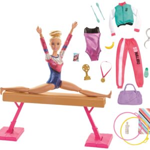 Saienxin, Barbie Gymnastics Playset with Doll and Accessories