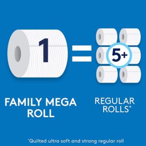 Yusen Cottonelle YS025 3 Ply 100% virgin wood pulp soft touch toilet tissue paper, Pack of 8 rolls