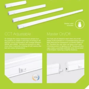 Colour Temperature Switching Under Cabinet Lights Click Ovia