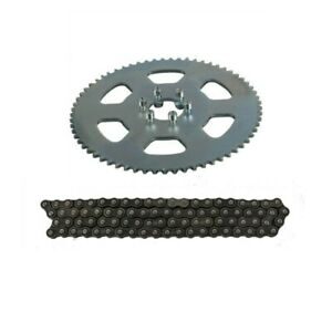 OEM Sprocket Gear #35 Pitch + #35 Chain 116 Links Go Kart Racing Mini Bike Cart