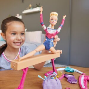 Saienxin, Barbie Gymnastics Playset with Doll and Accessories